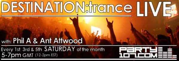 DESTINATION:trance Top 50 of 2007 - LIVE with Ant Attwood, Phil A, and Jurrane (12-29-07)