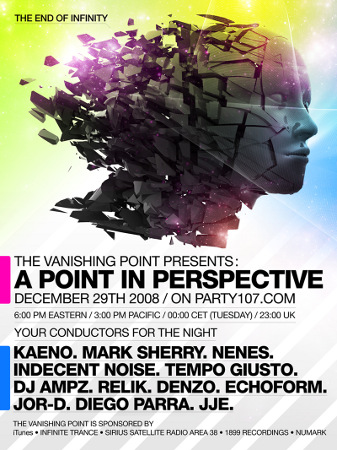 The Vanishing Point 158 - A Point in Perspective with Kaeno, Mark Sherry, Nenes, Indecent Noise, and more (12-29-08)