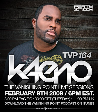 The Vanishing Point 164 with Kaeno Live from Las Vegas (02-09-09)