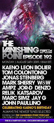 Special 12+ Hour Birthday Edition of The Vanishing Point with Kaeno, Tom Colontonio, Leon Bolier, and more (08-24-09)